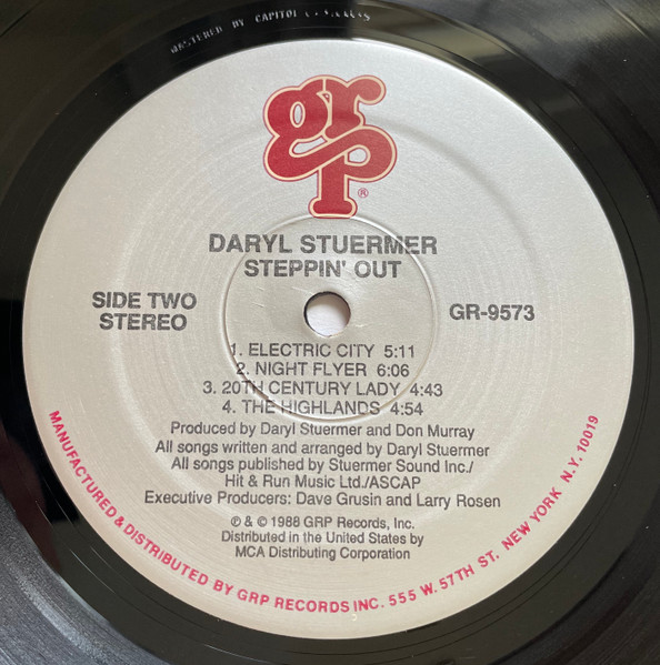 Daryl Stuermer - Steppin' Out | GRP (GR-9573) - 4 Daryl Stuermer - Steppin' Out | GRP (GR-9573) - 4