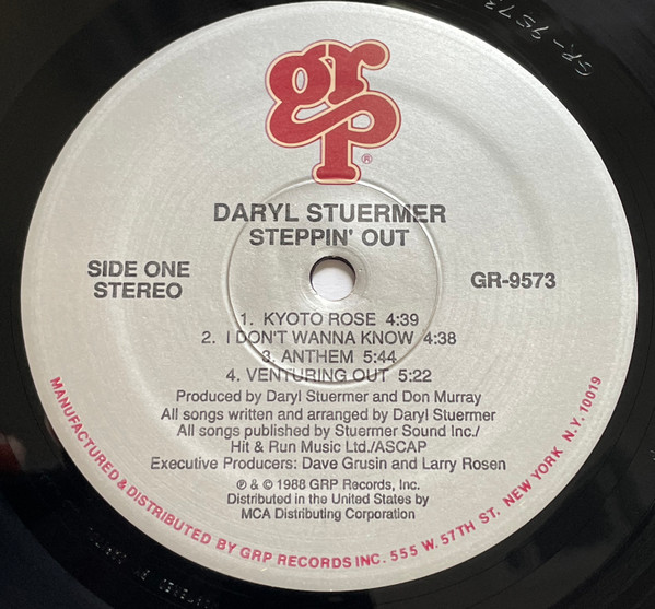 Daryl Stuermer - Steppin' Out | GRP (GR-9573) - 3 Daryl Stuermer - Steppin' Out | GRP (GR-9573) - 3