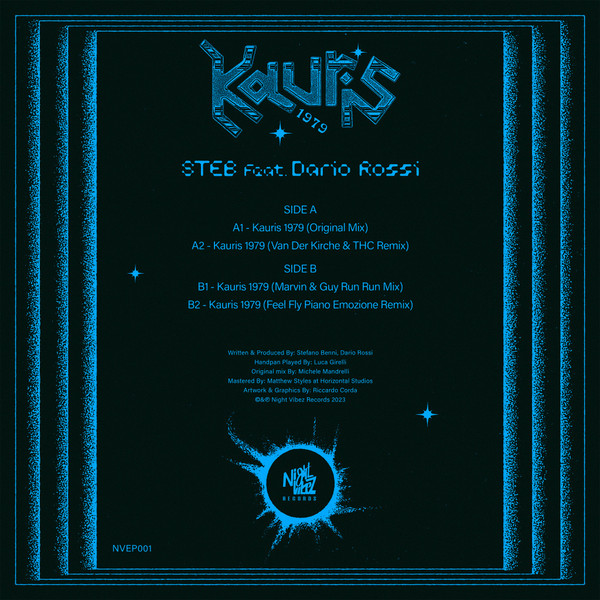 STEB Feat. Dario Rossi - Kauris 1979 | Night Vibez Records (NVEP001) - 2 STEB Feat. Dario Rossi - Kauris 1979 | Night Vibez Records (NVEP001) - 2