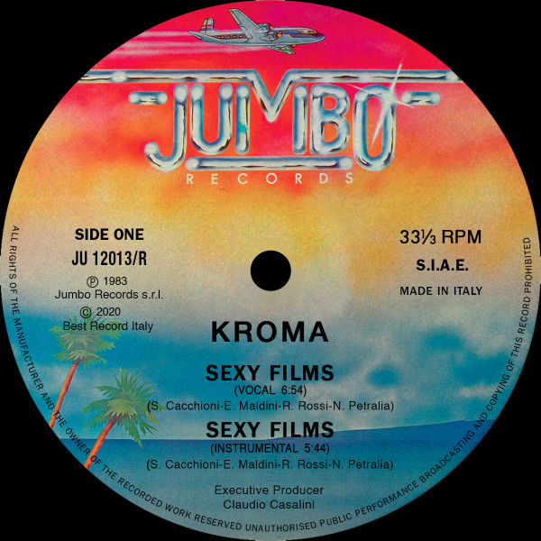 Kroma - Sexy Films | Jumbo Records (JU 12013/R) - main Kroma - Sexy Films | Jumbo Records (JU 12013/R) - main