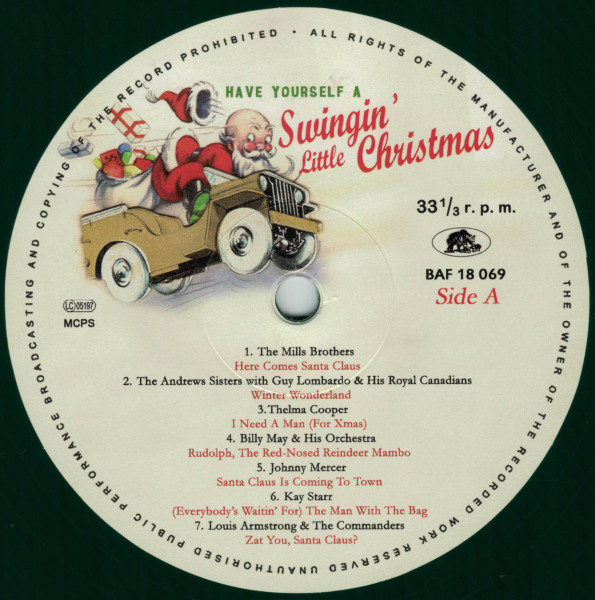 Various - Have Yourself A Swingin' Little Christmas  (14 Jazz And R&B Chestnuts For Your Holiday Season) | Bear Family Records (BAF 18069) - 3