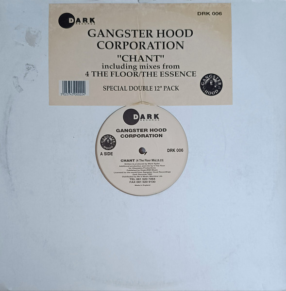 Gangster Hood - Chant | Dark Records (DRK 006) - main