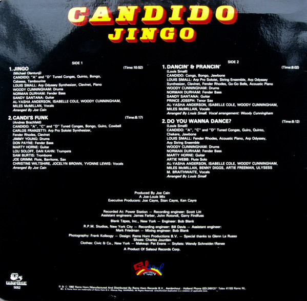 Candido - Jingo | Rams Horn Records (RAMSH 5052) - 2 Candido - Jingo | Rams Horn Records (RAMSH 5052) - 2