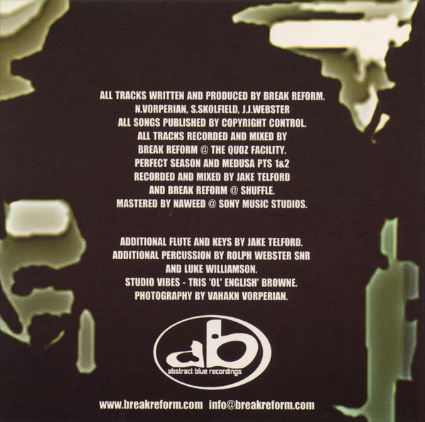 Break Reform - Fractures | Abstract Blue Recordings (ABRCD01) - 2
