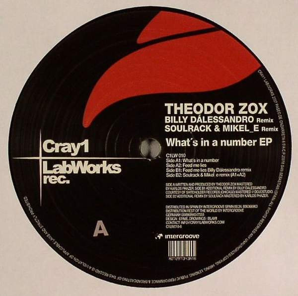 Theodor Zox - What's In A Number EP | Cray1 Labworks (C1LW 010) - main Theodor Zox - What's In A Number EP | Cray1 Labworks (C1LW 010) - main