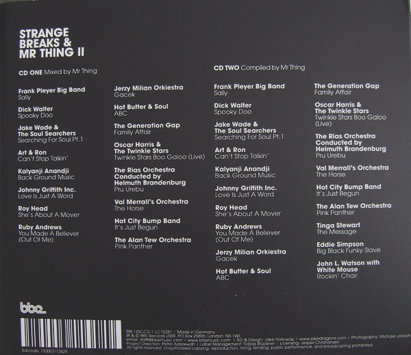 Mr. Thing - Strange Breaks & Mr Thing II (More Rock, Funk, Soul, Jazz & Soundtrack Breaks For Modern Living) | BBE (BBE 135CCD) - 3