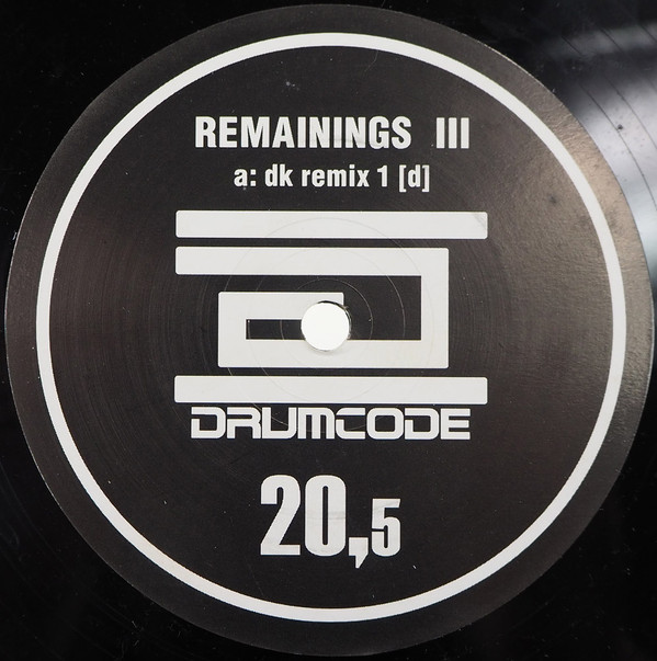 Adam Beyer - Remainings III | Drumcode (DC20,5)