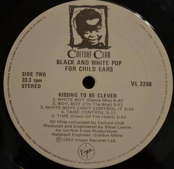 Culture Club - Kissing To Be Clever [Vinyl] | Virgin (VL 2248) - 4