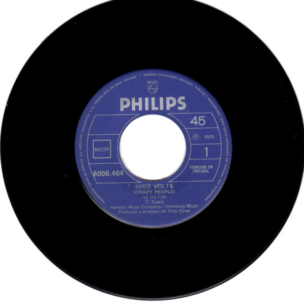 5000 Volts - I'm On Fire | Philips (6006 464) - 3