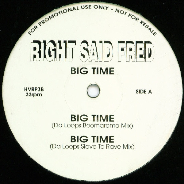 Right Said Fred - Big Time | Happy Valley Records (HVRP3B) - main