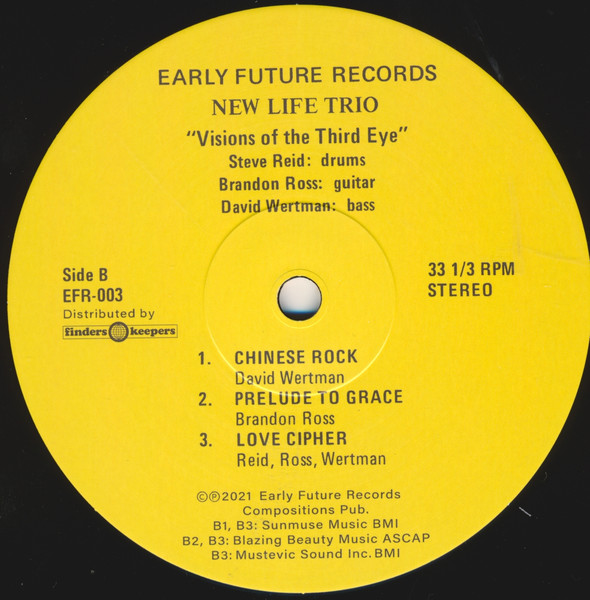 New Life Trio - Visions Of The Third Eye | Early Future Records (EFR 003) - 4 New Life Trio - Visions Of The Third Eye | Early Future Records (EFR 003) - 4