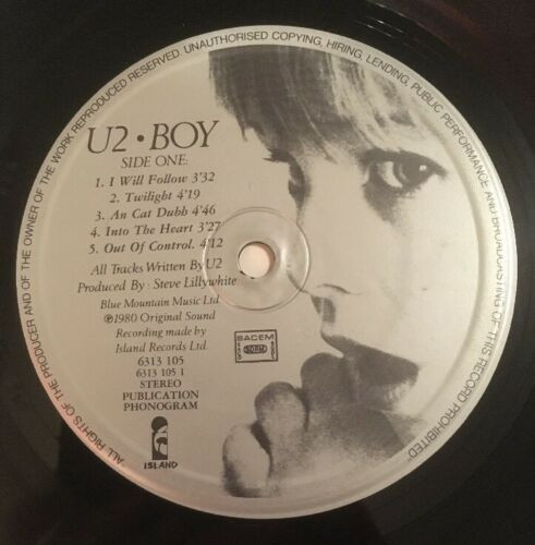 U2 - Boy | Island Records (6313 105) - 3 U2 - Boy | Island Records (6313 105) - 3