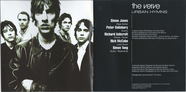 The Verve - Urban Hymns | Virgin Music Canada (7243 8 44913 2 1) - 3 The Verve - Urban Hymns | Virgin Music Canada (7243 8 44913 2 1) - 3