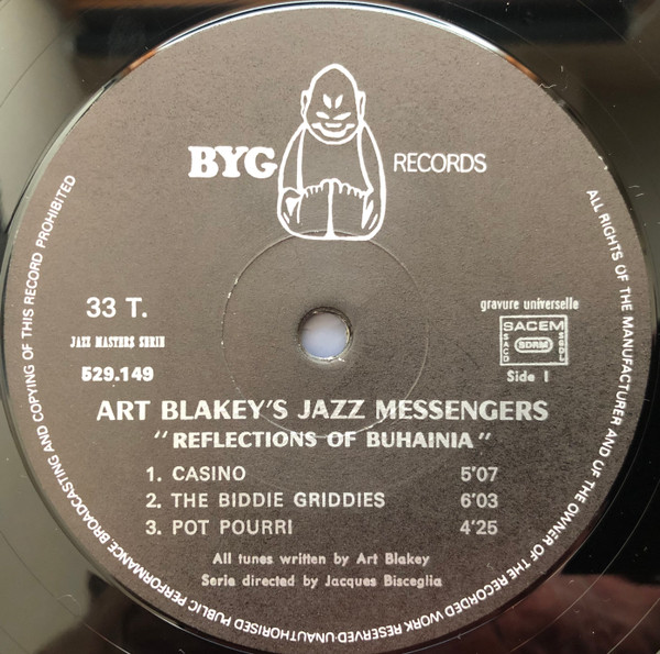 Art Blakey & The Jazz Messengers - Reflections Of Buhainia | BYG Records (BYG 529149) - 2 Art Blakey & The Jazz Messengers - Reflections Of Buhainia | BYG Records (BYG 529149) - 2