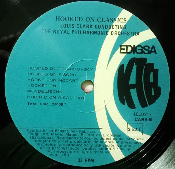 Louis Clark Conducting Royal Philharmonic Orchestra - Hooked On Classics | Edigsa (18L0247) - 4