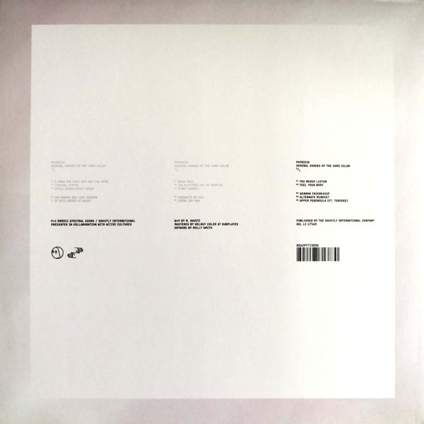 Patricia - Several Shades Of The Same Color 3/3 | Spectral Sound (SPC-138) - 3