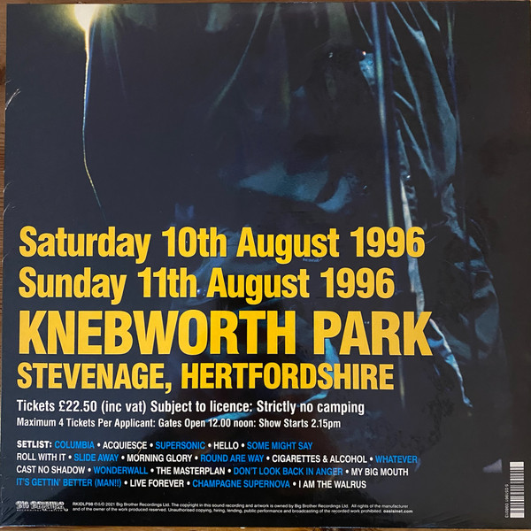 Oasis - Knebworth 1996 | Big Brother (RKIDLP98) - 3 Oasis - Knebworth 1996 | Big Brother (RKIDLP98) - 3