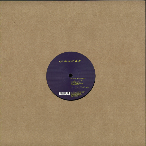 Black Fan - Tiger Fisted EP | Quintessentials (quintessentials 77) - main