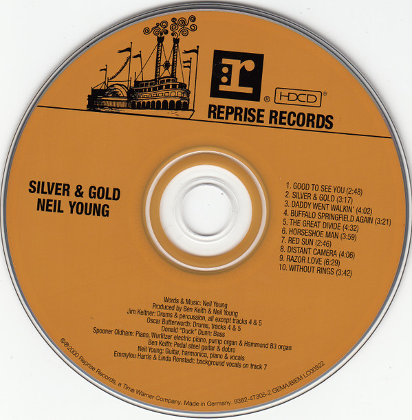 Neil Young - Silver & Gold | Reprise Records (9362-47305-2) - 3