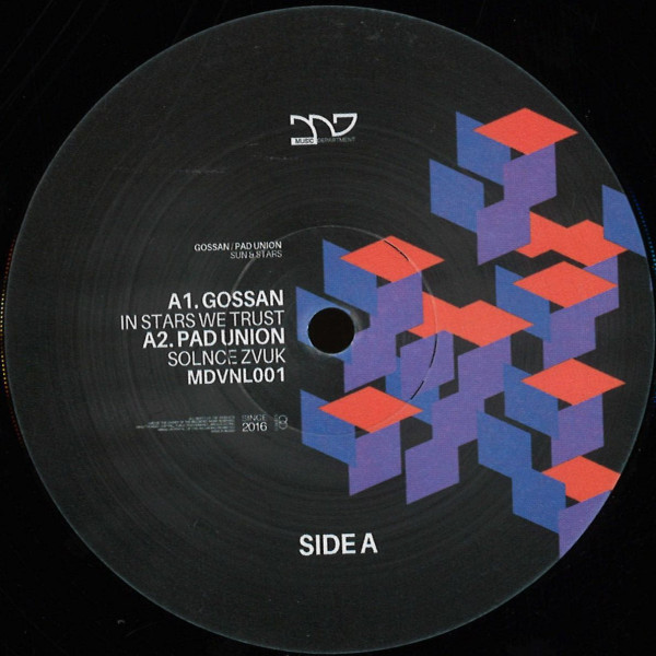 Gossan , Pad Union - Sun & Stars | Music Department (MDVNL001)
