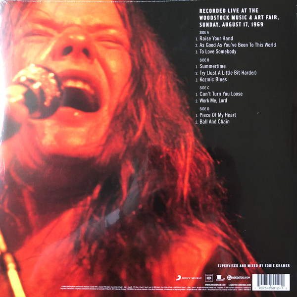 Janis Joplin - Woodstock Sunday August 17, 1969 | Columbia (19075930121) - 2