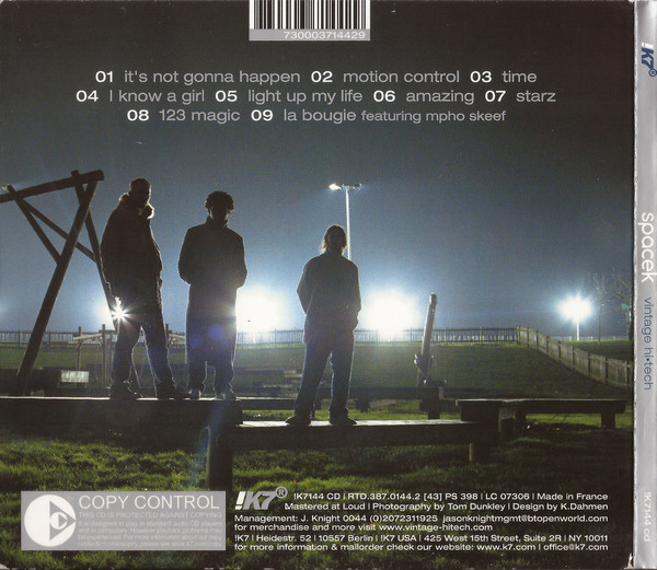 Spacek - Vintage Hi·Tech | !K7 Records (!K7144 CD) - 2 Spacek - Vintage Hi·Tech | !K7 Records (!K7144 CD) - 2