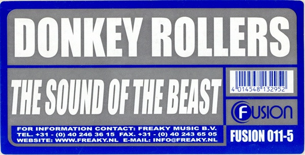 Donkey Rollers - The Sound Of The Beast | Fusion Records (FUSION 011-5) - 3