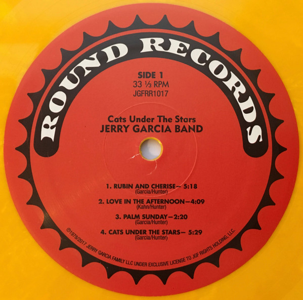 The Jerry Garcia Band - Cats Under The Stars LP | Round Records (JGFRR1017) - 3