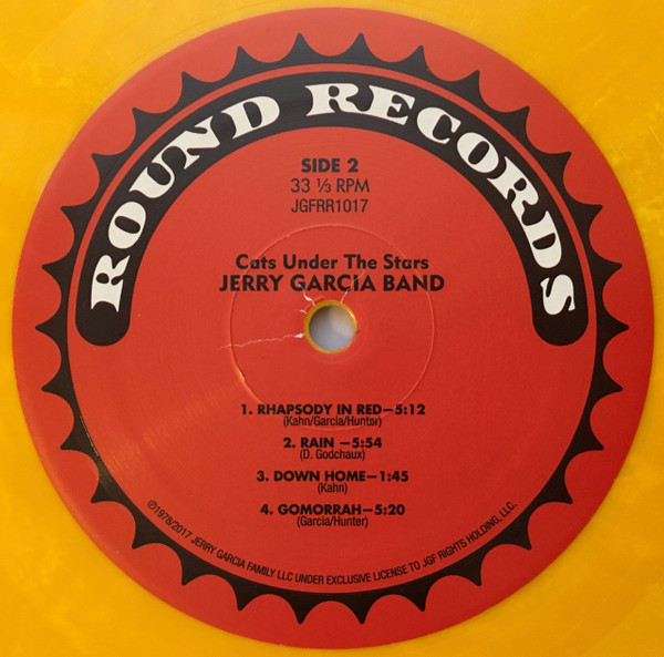 The Jerry Garcia Band - Cats Under The Stars LP | Round Records (JGFRR1017) - 4