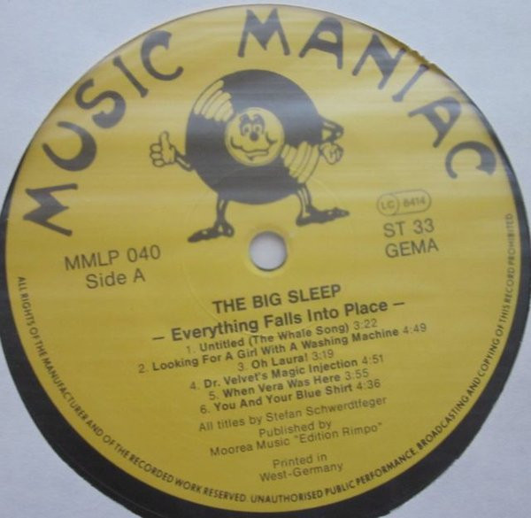 Big Sleep - Everything Falls Into Place | Music Maniac Records (MMLP 040) - 4 Big Sleep - Everything Falls Into Place | Music Maniac Records (MMLP 040) - 4