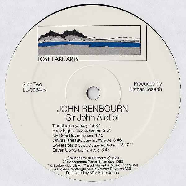 John Renbourn - Sir John Alot Of Merrie Englandes Musyk Thyng & Ye Grene Knyghte | Lost Lake Arts (LL-0084) - 4 John Renbourn - Sir John Alot Of Merrie Englandes Musyk Thyng & Ye Grene Knyghte | Lost Lake Arts (LL-0084) - 4