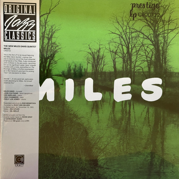 The Miles Davis Quintet - Miles | Prestige (CR00722) - main