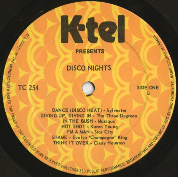 Various - Disco Nights (Continuous Disco Music) | K-Tel (TC 254) - 4 Various - Disco Nights (Continuous Disco Music) | K-Tel (TC 254) - 4
