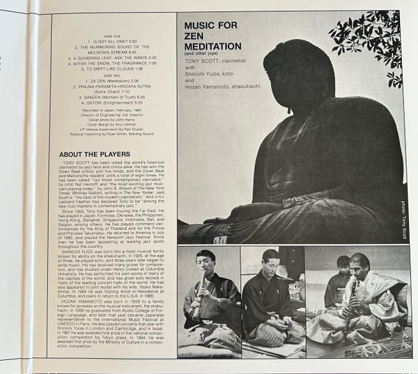 Tony Scott - Music For Zen Meditation And Other Joys | Verve Records (602458492309) - 3 Tony Scott - Music For Zen Meditation And Other Joys | Verve Records (602458492309) - 3