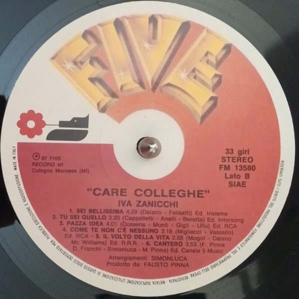 Iva Zanicchi - Care Colleghe | Five (FM 13580) - 4 Iva Zanicchi - Care Colleghe | Five (FM 13580) - 4