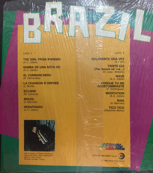 Zieli Tognasca - Brazil | Ricordi (ORL 8551) - 2 Zieli Tognasca - Brazil | Ricordi (ORL 8551) - 2