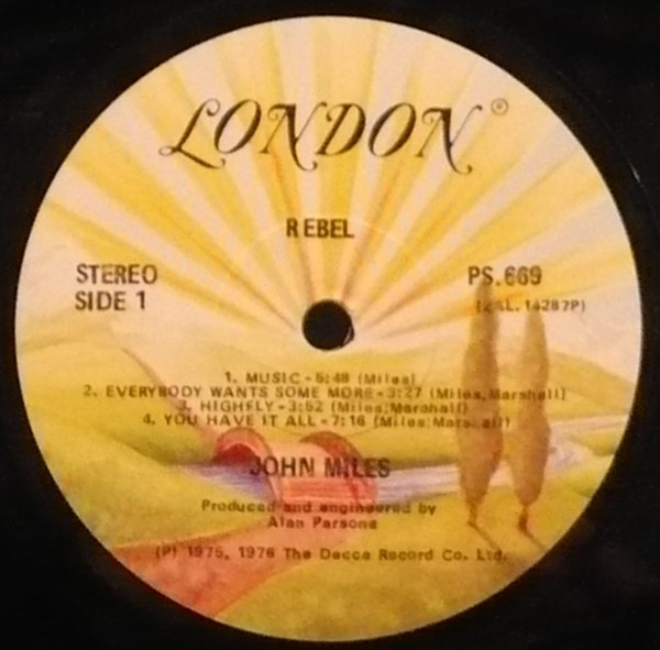 John Miles - Rebel | London Records (PS 669) - 3 John Miles - Rebel | London Records (PS 669) - 3