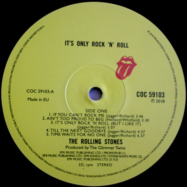 The Rolling Stones - It's Only Rock 'N Roll | Rolling Stones Records (COC 59103) - 3 The Rolling Stones - It's Only Rock 'N Roll | Rolling Stones Records (COC 59103) - 3