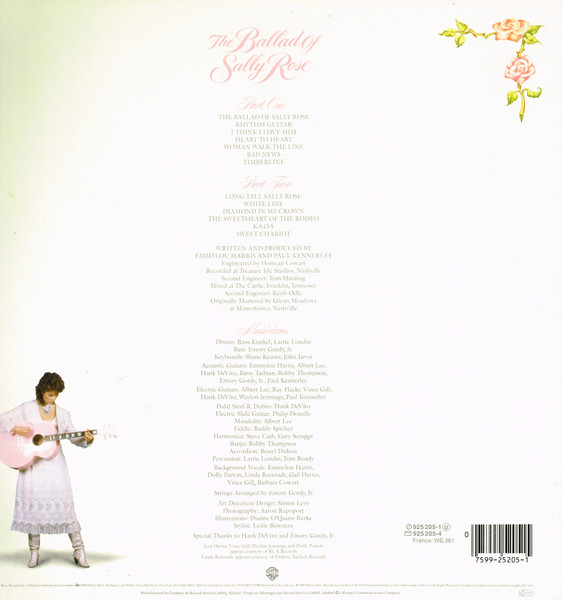 Emmylou Harris - The Ballad Of Sally Rose | Warner Bros. Records (925 205-1) - 2 Emmylou Harris - The Ballad Of Sally Rose | Warner Bros. Records (925 205-1) - 2