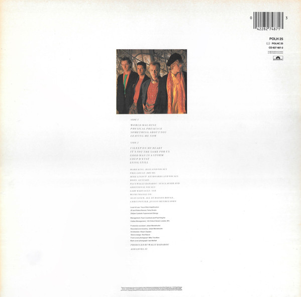 Level 42 - World Machine | Polydor (POLH 25) - 2