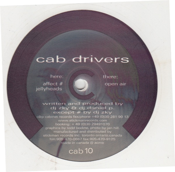 Cab Drivers - Open Air | Cabinet Records (cab 10)