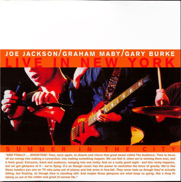Joe Jackson / Graham Maby / Gary Burke - Summer In The City - Live In New York | Music On Vinyl (MOVLP3033) - 3 Joe Jackson / Graham Maby / Gary Burke - Summer In The City - Live In New York | Music On Vinyl (MOVLP3033) - 3