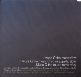 Shazz + St Germain Feat. Derek Bays - Muse Q The Music | F Communications (F041CD) - main