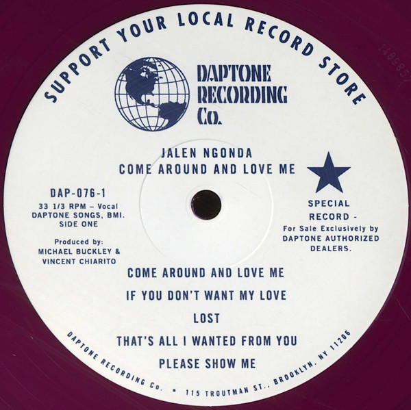 Jalen N'Gonda - Come Around And Love Me | Daptone Recording Co. (DAP-076) - 3 Jalen N'Gonda - Come Around And Love Me | Daptone Recording Co. (DAP-076) - 3
