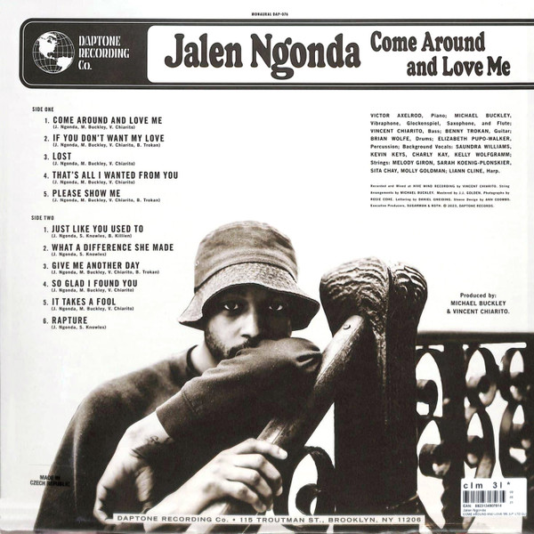 Jalen N'Gonda - Come Around And Love Me | Daptone Recording Co. (DAP-076) - 2 Jalen N'Gonda - Come Around And Love Me | Daptone Recording Co. (DAP-076) - 2