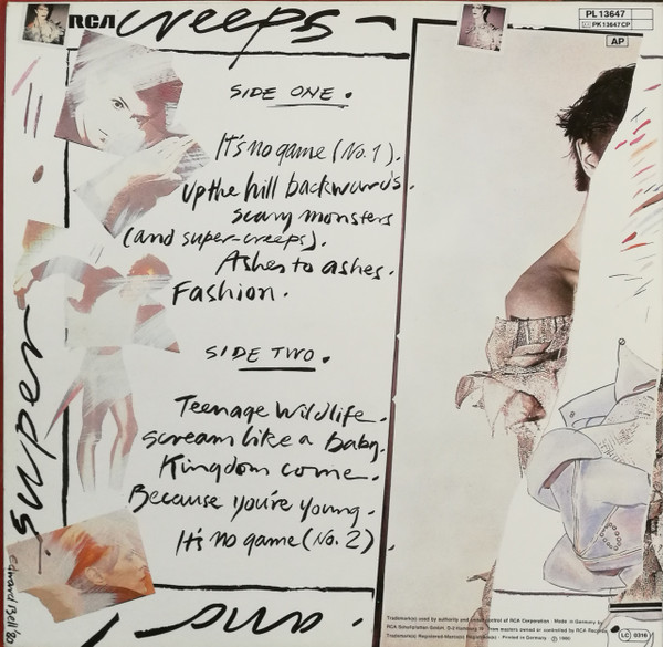 David Bowie - Scary Monsters | RCA (PL 13647) - 2