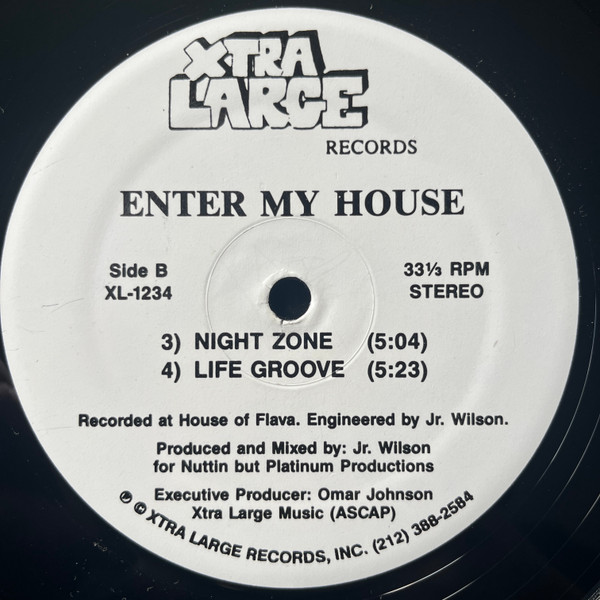 Jr. Wilson - Enter My House | Xtra Large Records (XL 1234) - 2