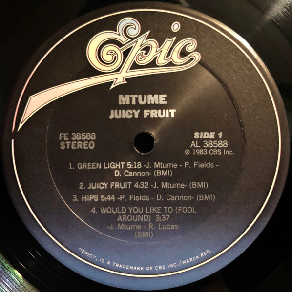 Mtume - Juicy Fruit | Epic (FE 38588) - 3 Mtume - Juicy Fruit | Epic (FE 38588) - 3