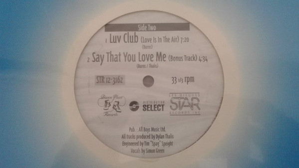 Krush - Love Is In The Air | Les Disques Star Records Inc. (STR 12-3162) - 4