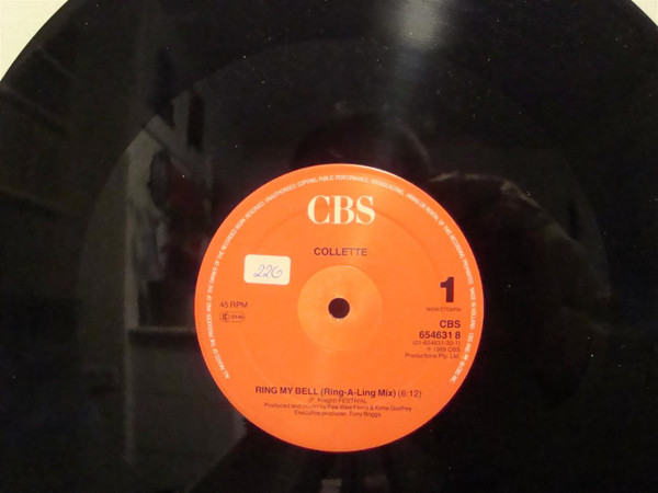 Collette - Ring My Bell | CBS (654631 8) - 3 Collette - Ring My Bell | CBS (654631 8) - 3